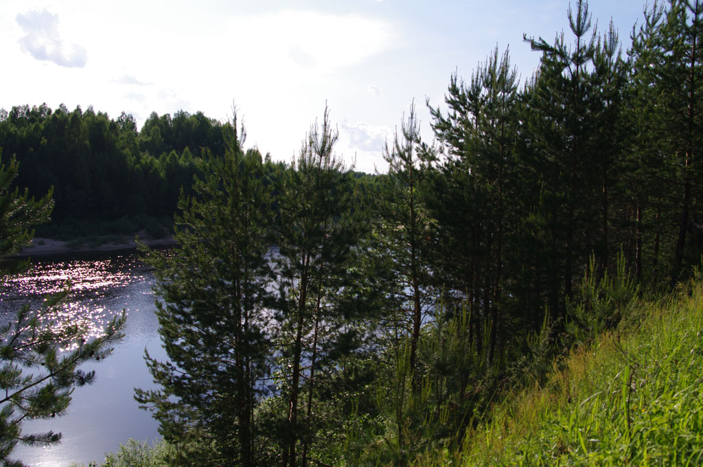 Река Унжа и окрестности старого Кологрива