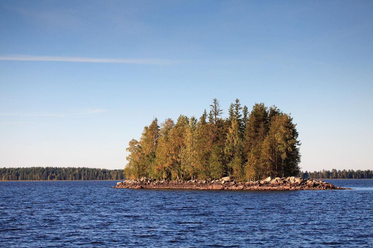 Островок на озере Водлозере, автор Игорь Георгиевский