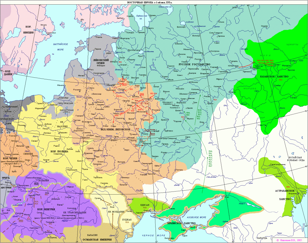 Политическая карта на момент смерти Ивана III в 1505 году_0.gif